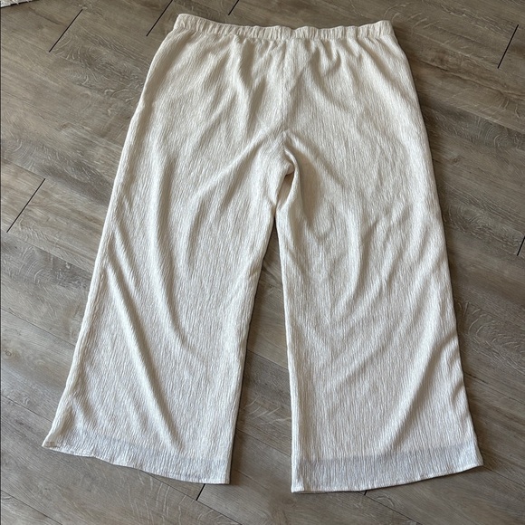 Elegant Cream Wide-Leg Pants - Picture 7 of 7